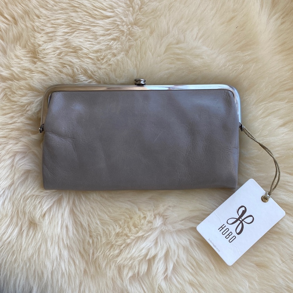 HOBO Driftwood 100% Leather Wallet -NWT